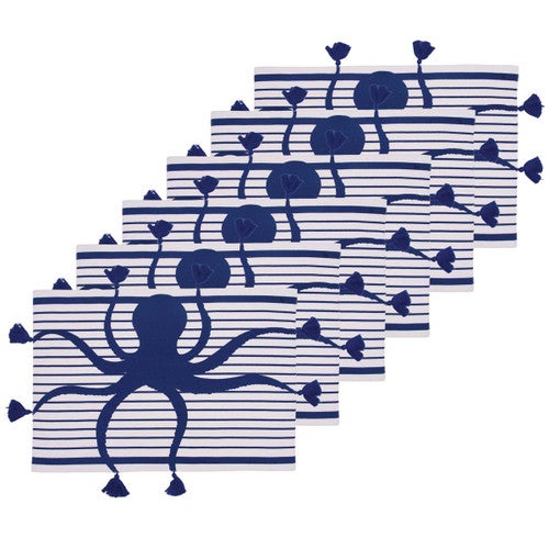 Tassel Tentacles Placemats - Set of 6