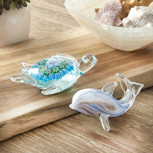 Ocean Friends Glass Sculptures