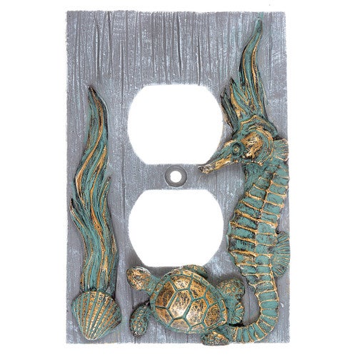 Seahorse Dreams Outlet Plate