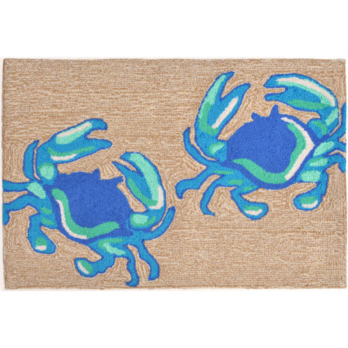 Blue Crabs Indoor/Outdoor Rug - 3 x 4