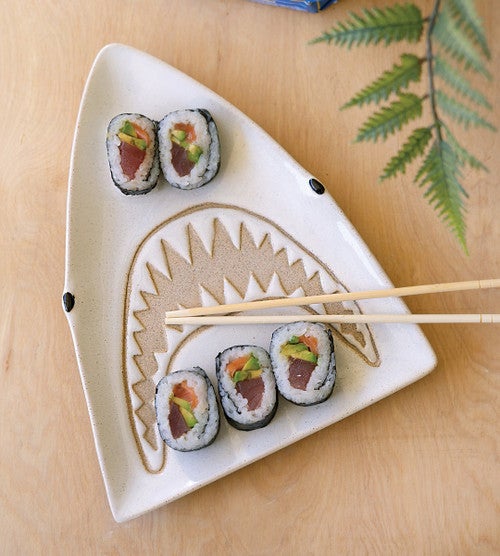 Shark Bite Ceramic Serving Platter