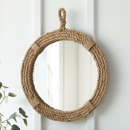 Coastal Rope Framed Mirror - OUT OF STOCK