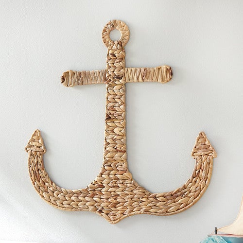 Seagrass Anchor Wall Art - OUT OF STOCK