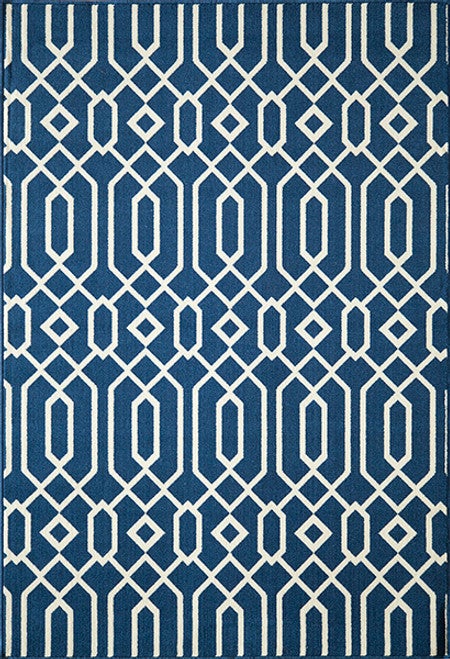 Baja Diamond Geo Navy Rug Collection