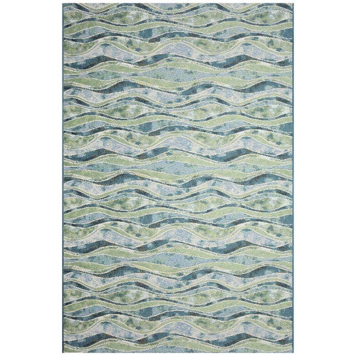 Rolling Tide Indoor/Outdoor Rug - 3 x 5