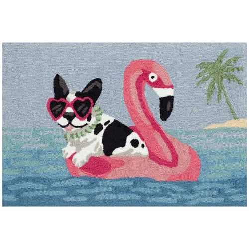 Flamingo Friend Floor Mat - 3 x 4