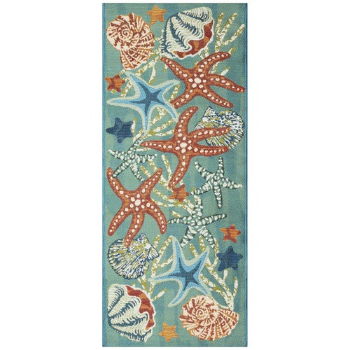 Ocean Gems Indoor/Outdoor Floor Mat - 2 x 5