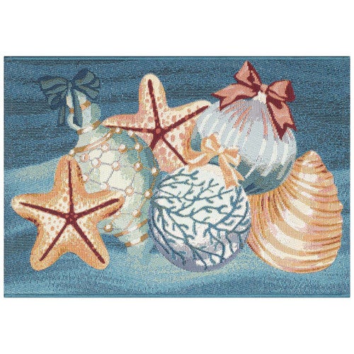 Shell-abrate Christmas Floor Mat - 2 x 3