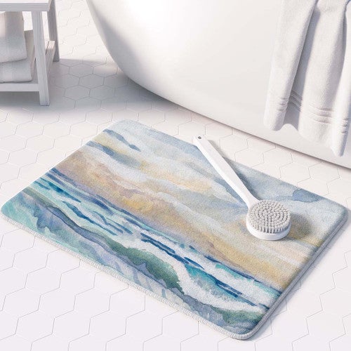 Calm Currents Bath Rug