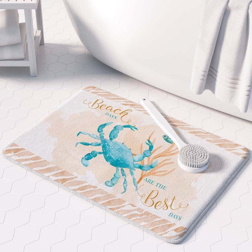 Best Beach Days Bath Rug