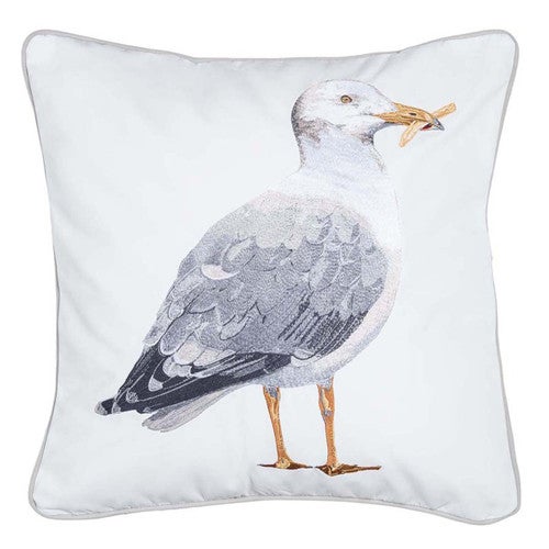 Beakfast Club Seagull Indoor/Outdoor Pillow