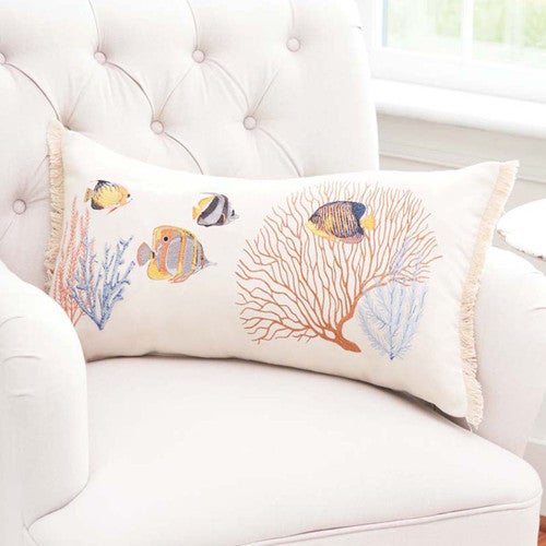 Tropical Oasis Lumbar Pillow