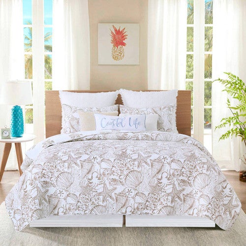 Abundant Shells Quilt Bedding Collection
