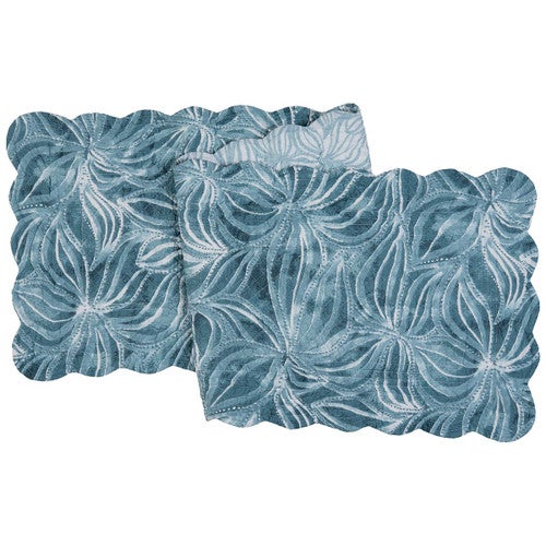 Blue Tropics Table Runner