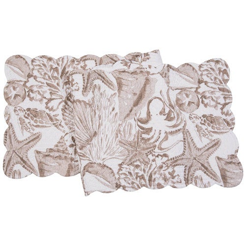 Abundant Shells Table Runner
