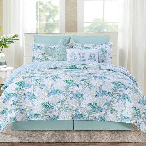 Galapagos Quilt Bed Set - King