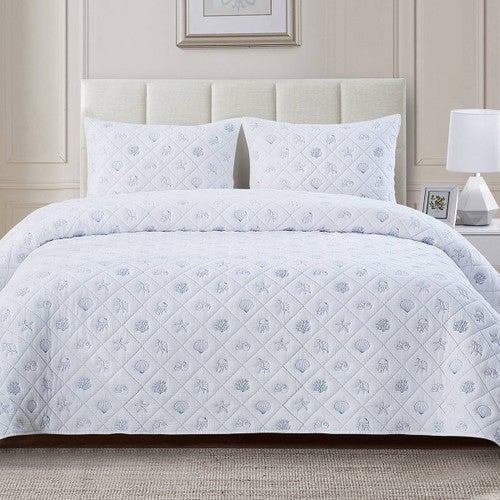 Ivory Coast Quilt Bed Set - Full/Queen
