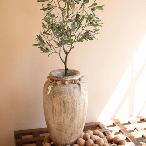 Maribel Wooden Vase - OUT OF STOCK UNTIL 05/14/2026