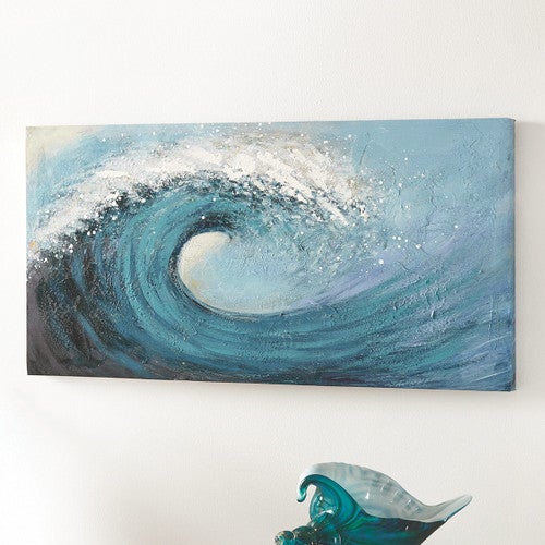 Blue Wave Canvas Wall Art
