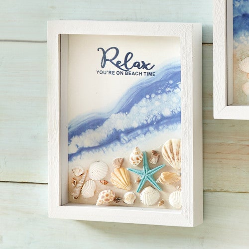 Beach Time Shadow Box