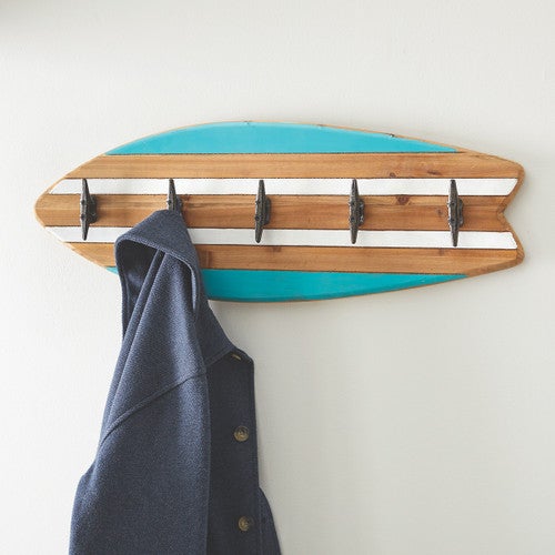 Wave Rider Surfboard Coat Rack