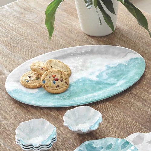 Shoreline Waves Serving Platter
