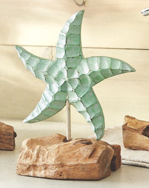 Starfish Driftwood Sculpture