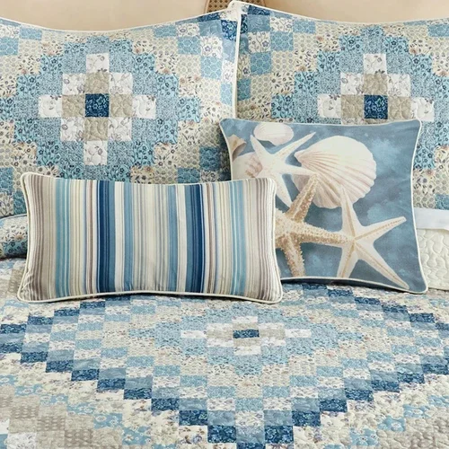 Seabreeze Diamond Decorative Pillows - Set of 2