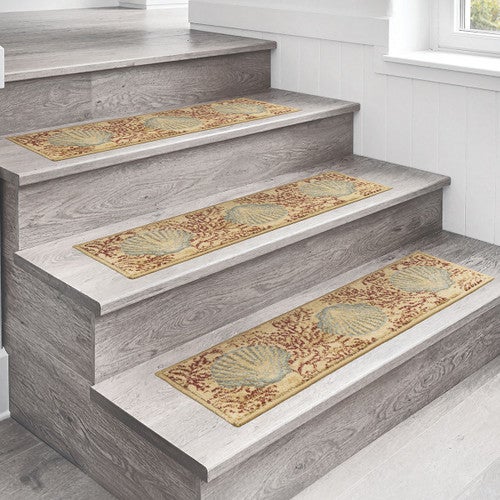 Coral & Shell Stair Tread