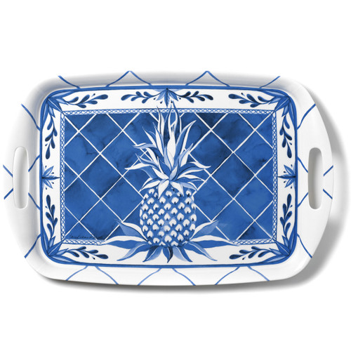 Blue Pineapple Serving Tray