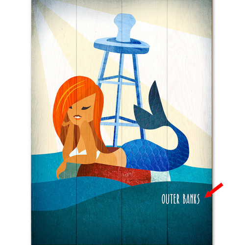 Blue Tail Beauty Personalized Sign