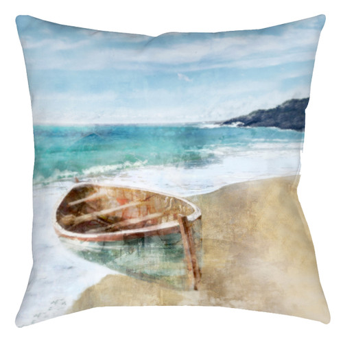 Boat Coast Pillow
