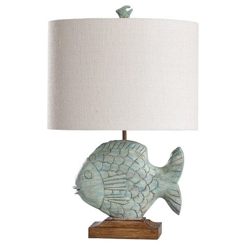 Blue Fish Table Lamp