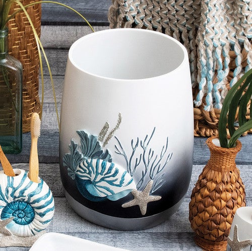Camden Shells Waste Basket- SALE - OUT OF STOCK