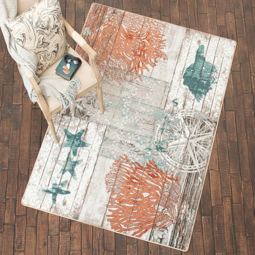 Boardwalk Sea Life Rug Collection