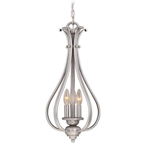 Cape 3 Light Pendant - Brushed Nickel