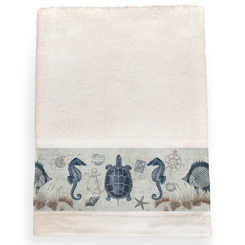 Carte Postale Bath Towel - OUT OF STOCK UNTIL 01/21/2026