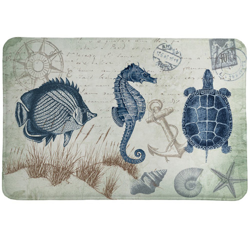 Carte Postale Memory Foam Rug - OUT OF STOCK UNTIL 05/19/2025