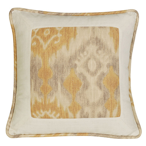 Casablanca Ikat Framed Accent Pillow