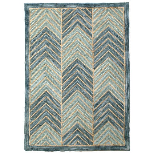 Camp Blue Chevron Rug Collection