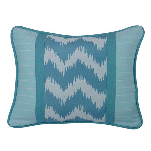Catalina Rectangle Chevron and Stripes Pillow
