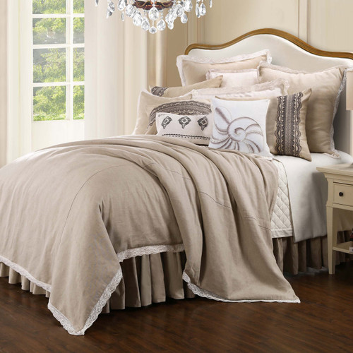 Charlotte 4 Piece Comforter Set - Super Queen