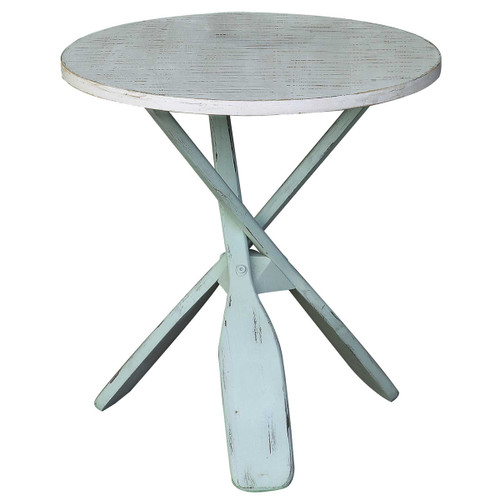 Chesapeake Two Tone Paddles Accent Table