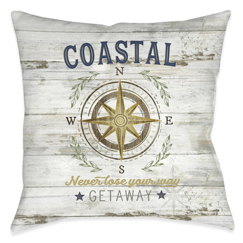 Coastal Compass Pillow