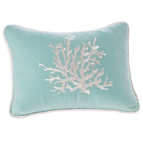 Coastal Reef Coral Pillow