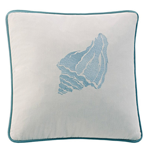Coastal Reef Square Shell Pillow