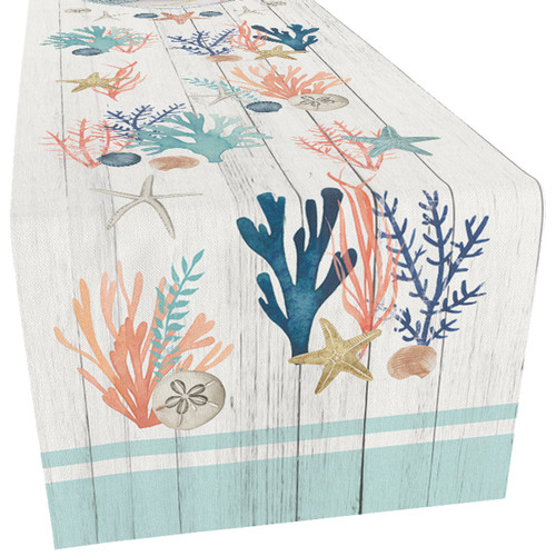 Coastal Reef Table Runner - 13 x 72