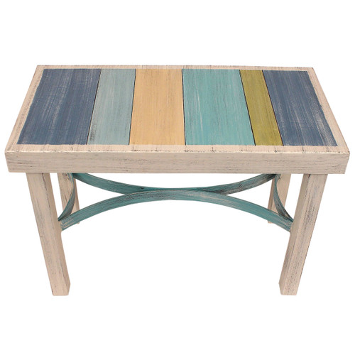 Coastal Stripes Bench