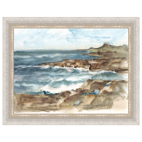 Coastal Watercolor VI Framed Print