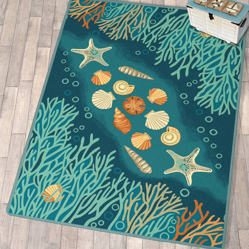 Coral Cove Rug - 4 x 5